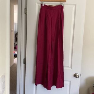 NWT MASSIMO DUTTI WIDE LEG PANTS SIZE 2